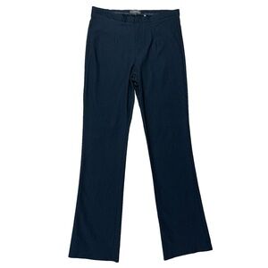 Crosby Navy Stretch Pants Geometric Dot Pattern Workwear Chic Smart Casual - 6